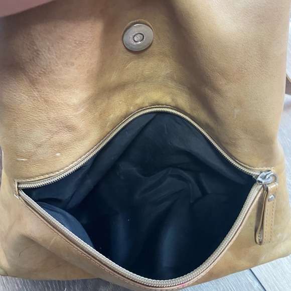 Vintage Leather Boho Satchel - Picture 5 of 6